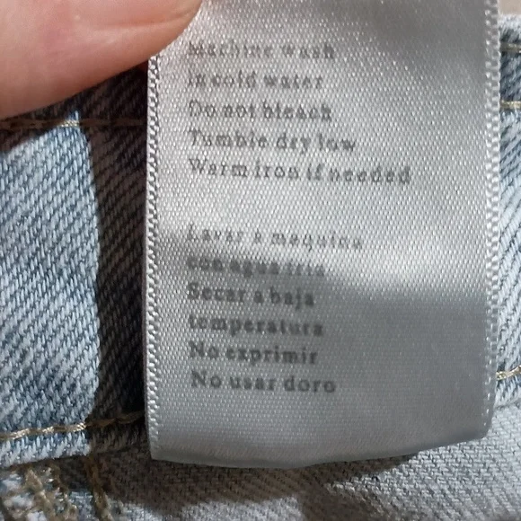 KanCan High Rise Straight Leg Cropped Cargo Jeans Size 9/28 - Picture 6 of 6